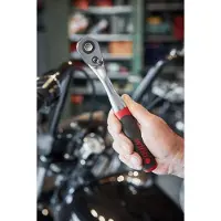 Wiha Umschaltknarre 1/2 zoll mit Druckknopf und Kugelsicherung - 45627