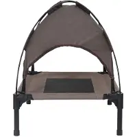 vidaXL Hundebett Braun 76 x 62 x 70,5 cm Stahl