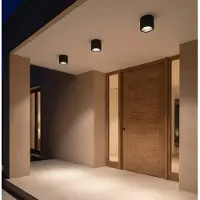 LEDS-C4 Cosmos Deckenstrahler - 9,5 W, Warmweiß, 1002 lm, IP65, Grau