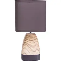 Näve E14 Tischleuchte DORIAN Ø15cm tabak 3144164