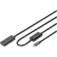Digitus Aktives USB 3.2 Gen1 5G Verlängerungskabel, USB-C - USB-A, 10m, 10 m, USB C, USB A, USB 3.2 Gen 1 (3.1 Gen 1), 5 Gbit/s, Schwarz