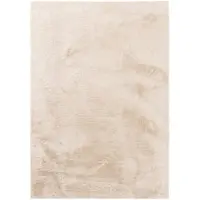 Benuta - Kunstfell-Teppich Furry Beige 60x120 cm