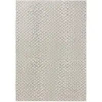 Benuta In- & Outdoor Teppich Lou Weiß 160x230 cm Teppich Wohnzimmer Outdoorteppich Rechteckig Muster Modern Kurzflor Skandinavisch