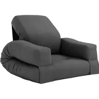 Karup Sessel DESIGN "Mini Hippo - bequemer & hochwertiger Futonsessel mit Schlaffunktion", grau, Sessel, Sessel, Skandinavisches modernes Design. Schnell zum Gästebett umklappbar
