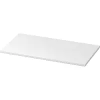 Hammerbacher Abdeckplatte Weiß 80,5x43x2,5 cm (BxTxH) für 80 cm breiten Korpus, Modell 2AP08