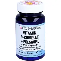 Hecht Pharma GmbH Geschäftsbereich Handelsware GALL PHARMA Vitamin B-Komplex + Folsäure GPH Kapseln, 90 St. Kapseln