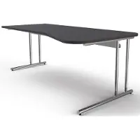 Kerkmann Büromöbelfabrik kerkmann PC-Schreibtisch ARTLINE (B)1.950 mm anthrazit Speditionsversand