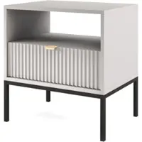 Masseno NACHTTISCH STELLARE 54/56/39 cm Grau