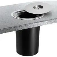 Wesco Ergo-Master 13 Liter für Einbau in Arbeitsplatte / 6030047 / DASSA / Mülleimer / Küchenabfallsammler