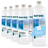 Höfer Chemie 15x1 L BAYZID Algizid Poolpflegemittel gegen Algen für einen sauberen Pool