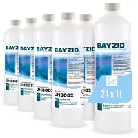 Höfer Chemie 24x1 L BAYZID Algizid Poolpflegemittel gegen Algen für einen sauberen Pool