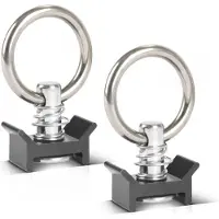 Stahlwerk Zurrschienen 2er Set mit Zurrösen 30 cm Aluminium Airlineschiene