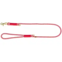 Trixie Hondenriem Soft Rope Rood / Creme - 120X0,6 Cm