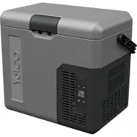 Yolco ET18 Carbon Kühlbox Kühlschrank Gefrierbox Mini tragbare Elektrische Kühlbox mit Kompressor 12/24V DC für Auto, LKW, Boot