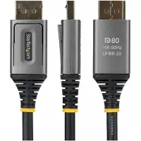 StarTech.com .com DP21V-150C-DP80-CBL, 1,5 m, DisplayPort, DisplayPort, Mâle, Mâle, 15360 x 8640 pixels