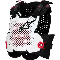 Alpinestars A-4 Plasma Brustschutz Black Red White, Größe: M/L