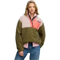 Superdry Colour Block Fleece Pull Over Jacke