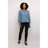 Kaffe Langarm - Hemd Regular fit Celestrial Blue