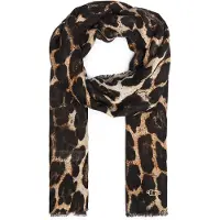 GUESS Damen Schals Printed Scarf 85x200 - Multi - Größe ONESIZE
