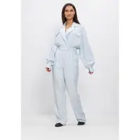 Ibana Damen Jumpsuits Ocea - Lichtblauw - Größe 42
