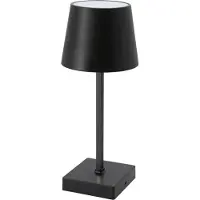 Cepewa LED Tischlampe Schwarz mit Touchfunktion