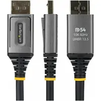 StarTech.com .com DP21V-3M-DP54-CABLE, 3 m, DisplayPort, DisplayPort, Mâle, Mâle, 15360 x 8640 pixels