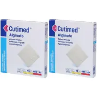Cutimed Alginate Alginatkompressen 10x10 cm x2 2x10 St Kompressen