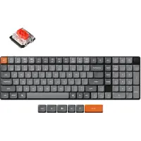 Keychron K17 Max QMK, 75%, Verkabelt & Kabellos, USB + RF Wireless + Bluetooth, Mechanischer Switch, RGB-LED, Schwarz