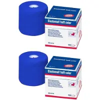 Elastomull haft color 8 cmx20 m Fixierb.blau x2 2x1 St Binden
