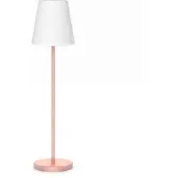Licht-Erlebnisse LED Stehlampe außen Solar Farbwechsel RGBCCT Dimmer Fernbedienung IP65 177,2 cm hoch Rosa Weiß Dekoleuchte Terrassenleuchte Außenlampe
