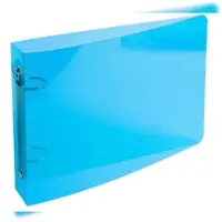 Exacompta 51090E 10x Ringbuch aus PP 700μ, 2 Ringe 25mm, Rücken 35mm, 14x18cm - Farben sortiert