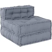 vidaXL Modulare Sofagarnitur Stoff Grau 70 x 70 x 56 cm