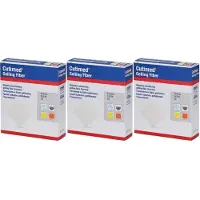 Cutimed Gelling Fiber Kom.5x5 cm Hydrofaserverband x3 3x10 St Kompressen