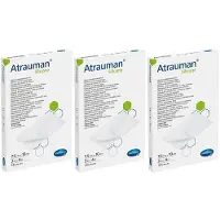 Atrauman Silicone steril 7,5x10 cm Kompressen x3 3x10 St