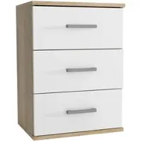 Masseno NACHTTISCH NOCTA 48/65,5/35 cm Weiß