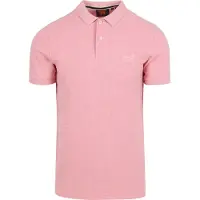 Superdry Classic Poloshirt Melange Rosa