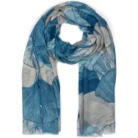 StyleBREAKER Schal "Langer Schal Ginkgo Leaves" 1 Stk.