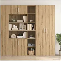 vidaXL Highboard Artisan-Eiche 30 x 41 x 185 cm Holzwerkstoff
