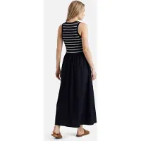 Y.A.S. Damen Kleider Yasmiri Sl Long Dress Noos - Donkerblauw - Größe S