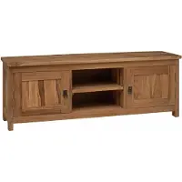 vidaXL TV-Schrank 110 x 30 x 40 cm Natur Massivholz Teak