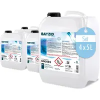 Höfer Chemie 4x5 L BAYZID Algizid Poolpflegemittel gegen Algen für einen sauberen Pool