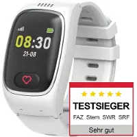 James B8 Senioren Smartwatch Notrufuhr GPS und SOS Knopf