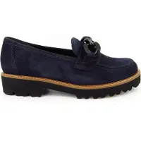 Gabor Samtchevrau atlantik Damen Slipper in Blau, Größe 7