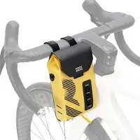 RockBros wasserdichte Lenkertasche 1,3 L, Magnetverschluss, Leicht Fahrradtasche, als Umhängetasche nutzbar Gelb