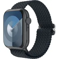 IMoshion Gewebtes Nylonarmband für Apple Watch | 44/45/46/49 mm - Dunkelgrau