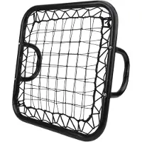 Gistuch Handheld Rebounder Springback Net Torwart-Trainingsausrüstung Fußballtür Schwarz