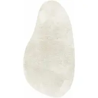 vidaXL Bereichsteppiche HUARTE Creme 80 x 150 cm Polyester