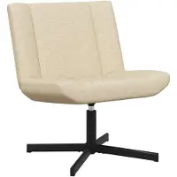 vidaXL Drehstuhl Creme 63 x 75 x 76 cm Stoff