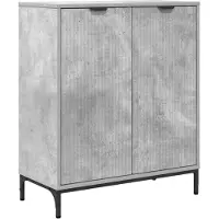 vidaXL Sideboard Beton Grau 69,5 x 33 x 82 cm Holzwerkstoff