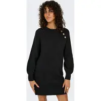 ONLY Strickkleid "ONLEMMA LIFE LS BUTTON ONEC DRESS CC KNT" mit Zierknöpfen